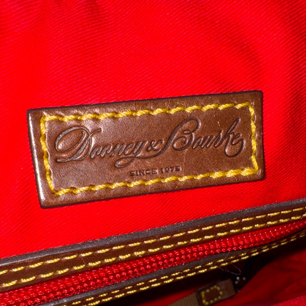 Dooney & Bourke Samba Satchel – Burgundy Leather - Picture 7 of 11